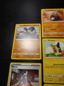 Pokemon Card TCG Sword Shield Base Set RARE NON HOLO Morpeko Ninetails Durant NM - Image 2