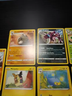 Pokemon Card TCG Sword Shield Base Set RARE NON HOLO Morpeko Ninetails Durant NM - Image 3