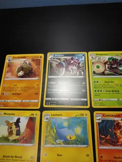 Pokemon Card TCG Sword Shield Base Set RARE NON HOLO Morpeko Ninetails Durant NM - Image 4