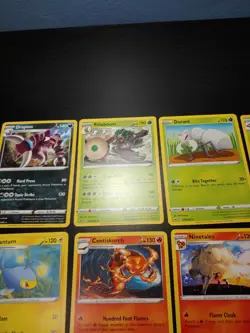 Pokemon Card TCG Sword Shield Base Set RARE NON HOLO Morpeko Ninetails Durant NM - Image 5