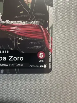 Roronoa Zoro - OP01-001 (Alternate Art) OP01-001 One Piece Promotion Cards Foil - Image 4