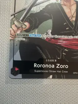 Roronoa Zoro - OP01-001 (Alternate Art) OP01-001 One Piece Promotion Cards Foil - Image 5