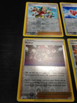 Pokemon TCG Trainer REV HOLO SWSH Evolving Skies Card Raihan 152/203 Copycat Sun - Image 5