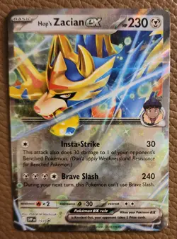 Pokemon TCG Hop's Zacian EX Holo Promo Card 2025 SVP193 NRMT - Image 1