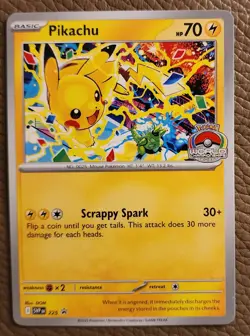 Pikachu World Championships SVP 225 Pokemon Card PROMO 2025 Worlds - Image 1