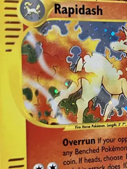 Pokemon TCG Rapidash Holo Card Expedition Base Set, Rare, 26/165 - Image 3