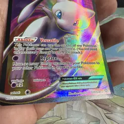 Pokemon Card Mew Ex 120/124 Full Art LP B&W Dragons Exalted Full Art 2012 - Image 4