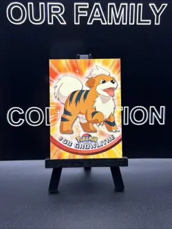 Growlithe #58 1998 Topps Pokemon TV Animation Edition Blue Logo Pokemon Card - Image 1