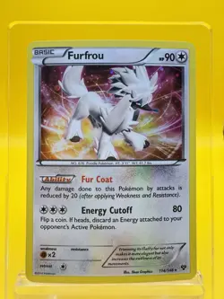 Furfrou 114/146 XY - Cosmos Holo Pokemon Card 2014 NM - Image 1
