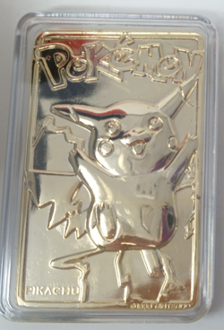 1999 Pokemon Pikachu 23K Gold-Plated Trading Card Burger King Red Box - Image 2
