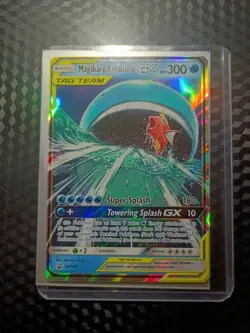 Pokemon Magikarp Wailord GX Promo Card SM166 Holo Lightly Played - Image 1