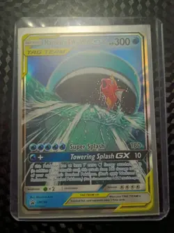Pokemon Magikarp Wailord GX Promo Card SM166 Holo Lightly Played - Image 3