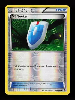 VS Seeker 109/119 Reverse Holo XY - Phantom Forces Pokemon Card - Image 1