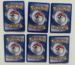 Pokemon TCG Pop Series Set 2005-2008 Regular Non-Holo Lot X6 Cards - Image 2