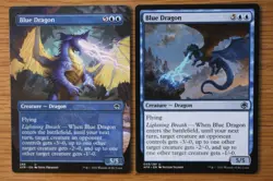 Set of 10 Borderless & Regular Black Blue Green Red White Dragons *NM* Magic MTG - Image 4