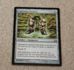1x Lightning Greaves - Commander: NM - MTG - Image 1