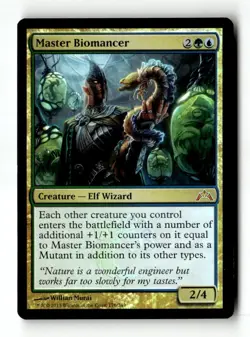 MTG | Master Biomancer | Gatecrash | Foil | Moderately Played | English - Image 1