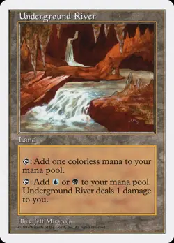 MTG - Underground River - Fifth Edition - Non Foil - LP - Image 1
