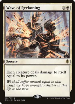 MTG - Wave of Reckoning - Fanart Commander 2016 - EDH / Playtest - Image 1