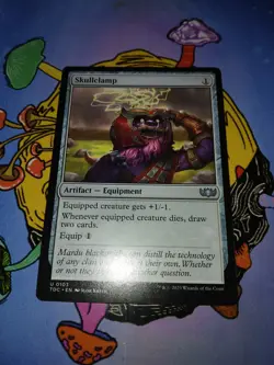 MTG - Skullclamp - Normal - Commander: Tarkir: Dragonstorm - NM - Image 3