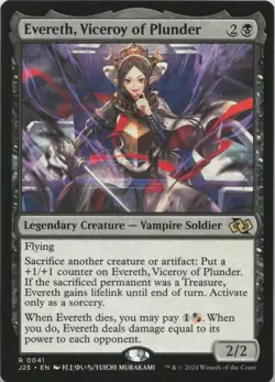 Evereth, Viceroy of Plunder (Anime) R Foundations Jumpstart 41 - LP MTG - Image 1