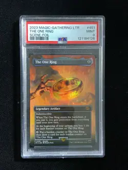 2023 Magic the Gathering MTG EN Scene Foil #451 The One Ring PSA 9 -TJ68 - Image 1