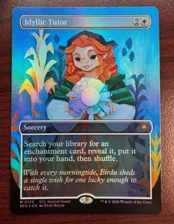 🌈 Idyllic Tutor - Borderless FOIL - MTG Special Guests #129 - NM - Image 1