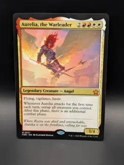 MTG - Aurelia, the Warleader - Legendary Creature - FDN #651 - Mythic - NM - Image 1