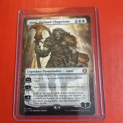 Ajani, Outland Chaperone (Borderless) Lorwyn Eclipsed Normal NM 284 - Image 1