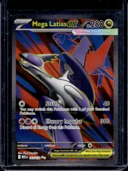 2025 Pokemon Mega Evolution Latias ex Ultra Rare #163/132 - Image 1