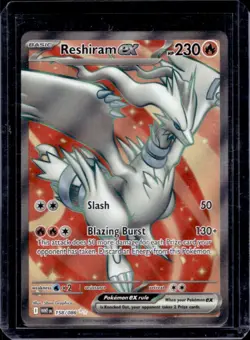 2025 Pokemon SV White Flare WHT EN Reshiram ex Ultra Rare #158/086 - Image 1