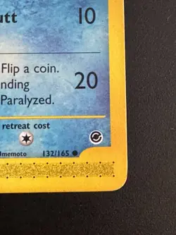 Squirtle 132/165 Expedition Base Set MP Pokemon Card 2002 - Image 5