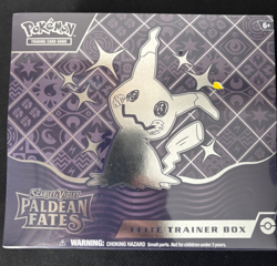 Pokemon TCG: Scarlet Violet Paldean Fates Elite Trainer Box, Factory Sealed - Image 1