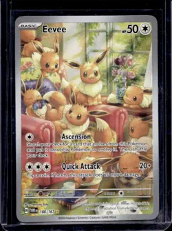 2024 Pokemon SV Twilight Masquerade TWM EN Eevee #188/167 - Image 1