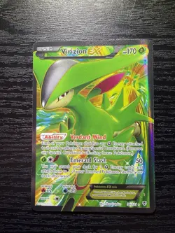 Virizion EX Full Art 96/101 Plasma Blast Pokemon NM Ultra Rare - Image 1