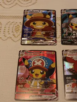 6Pikachu Pokemon Card Holo GX VSTAR VMAX GX EX Cosplay Art - Image 2