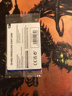 Pokemon TCG - Mega Evolution - Prerelease STAFF Promo Pack (SEALED) Set Of 4 - Image 2