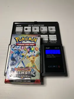 22.75g Prismatic Evolutions Pokemon Booster Pack New Sealed - Image 1