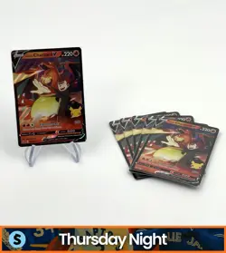 POKEMON TCG SWSH LANCE'S CHARIZARD SWSH133 BLACK STAR PROMO LOT OF 6 - Image 1