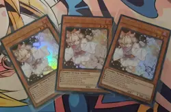 3x ASH BLOSSOM & JOYOUS SPRING 1ST EDITION ULTRA RARE RA01-EN008 YUGIOH PLAYSET - Image 1