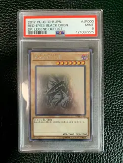 Yu-Gi-Oh Red-Eyes Black Dragon PSA9 Holo Asia Holographic Ghost - Image 1