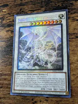 YU-GI-OH BLUE EYES SPIRIT DRAGON COLLECTORS RARE RA02 NM - Image 2
