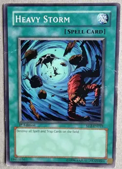Heavy Storm - SD2-EN019 - 1st Ed. - Common - Yu-Gi-Oh! - HP - Image 1