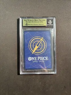 2022 One Piece Japanese Romance Dawn #OP01-070 Dracule Mihawk SR Alt Art BGS9.5 - Image 2