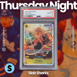 2024 ONE PIECE TWO LEGENDS #OP08-112 S-SNAKE PSA 10 GEM MINT - Image 1
