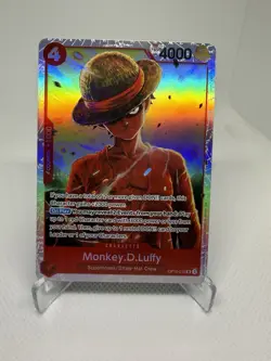 Monkey.D.Luffy OP12-015 SR Legacy Of The Master English One Piece CCG - Image 1
