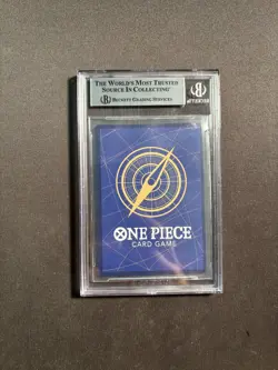 2022 One Piece Japanese Monkey D. Luffy #OP02-062 SR Alt Art BGS9 BJAH - Image 2