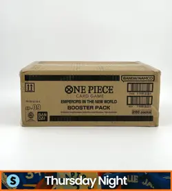 ONE PIECE TCG EMPERORS IN THE NEW WORLD ENGLISH OP-09 SEALED BOOSTER BOX CASE - Image 1
