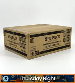 ONE PIECE TCG EMPERORS IN THE NEW WORLD ENGLISH OP-09 SEALED BOOSTER BOX CASE - Image 2