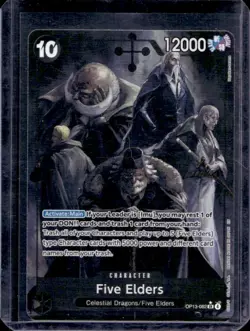 2025 One Piece Carrying on His Will Five Elders Alternate Art SR #OP13-082 - Image 1